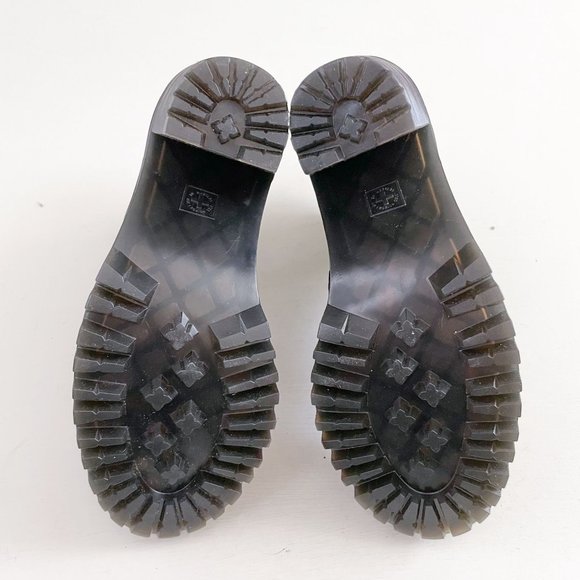 Dr. Martens Red Heeled Kendra Boots Women's Size 7 Arcadia Leather Platform - Picture 11 of 12